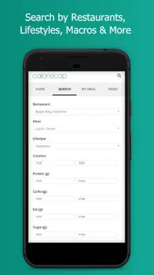 CalorieCap android App screenshot 1